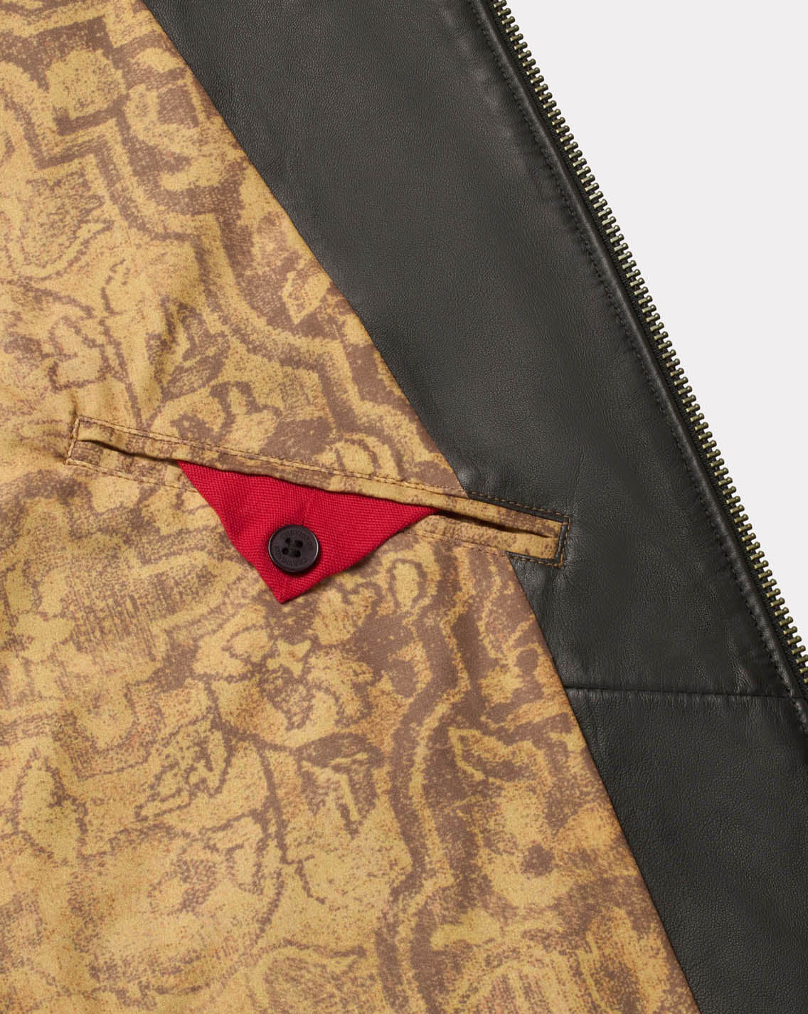 BLOUSON EN CUIR TROOPER NOIR - Image 7