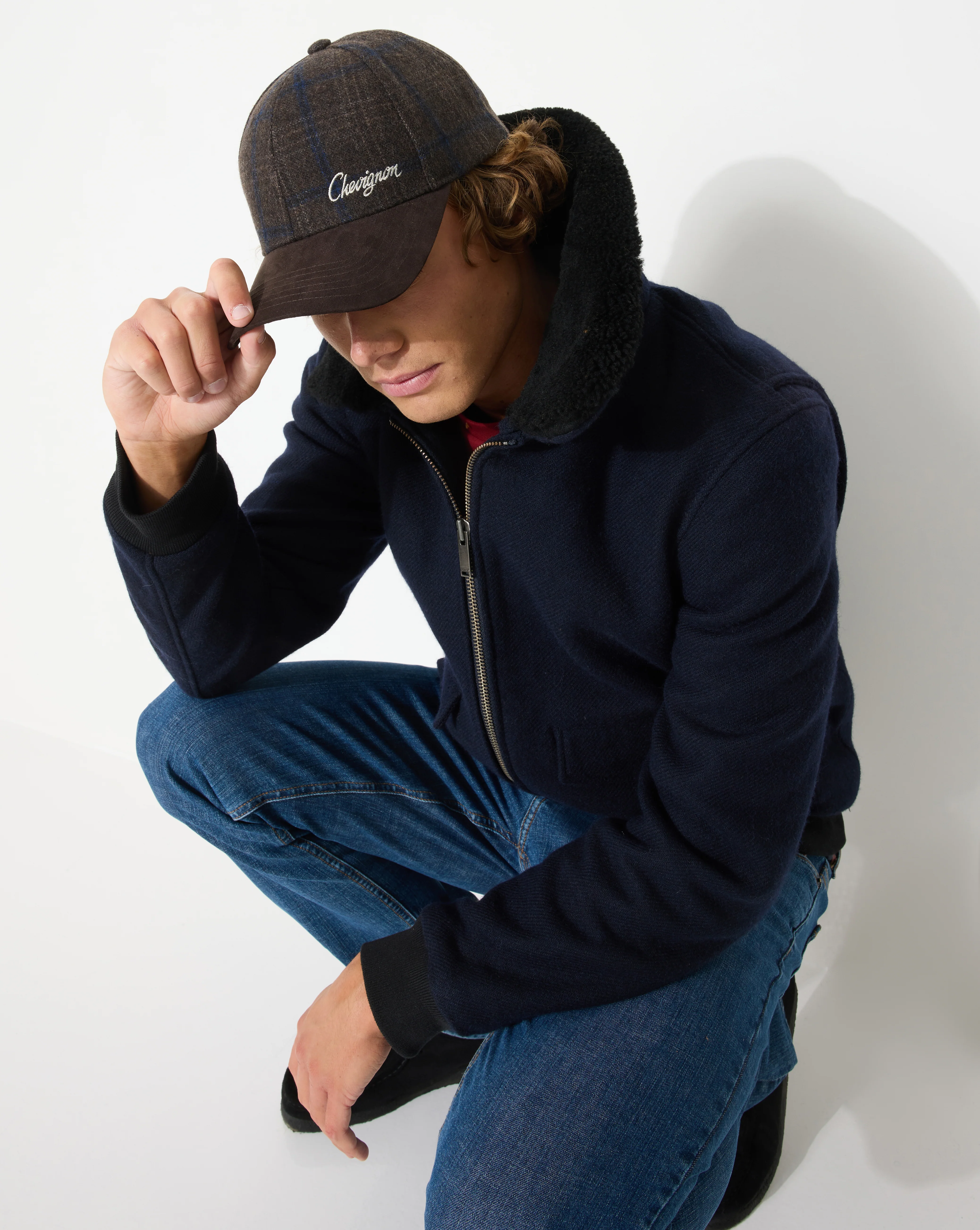 CASQUETTE CHECKS CAP MARRON - Image 3