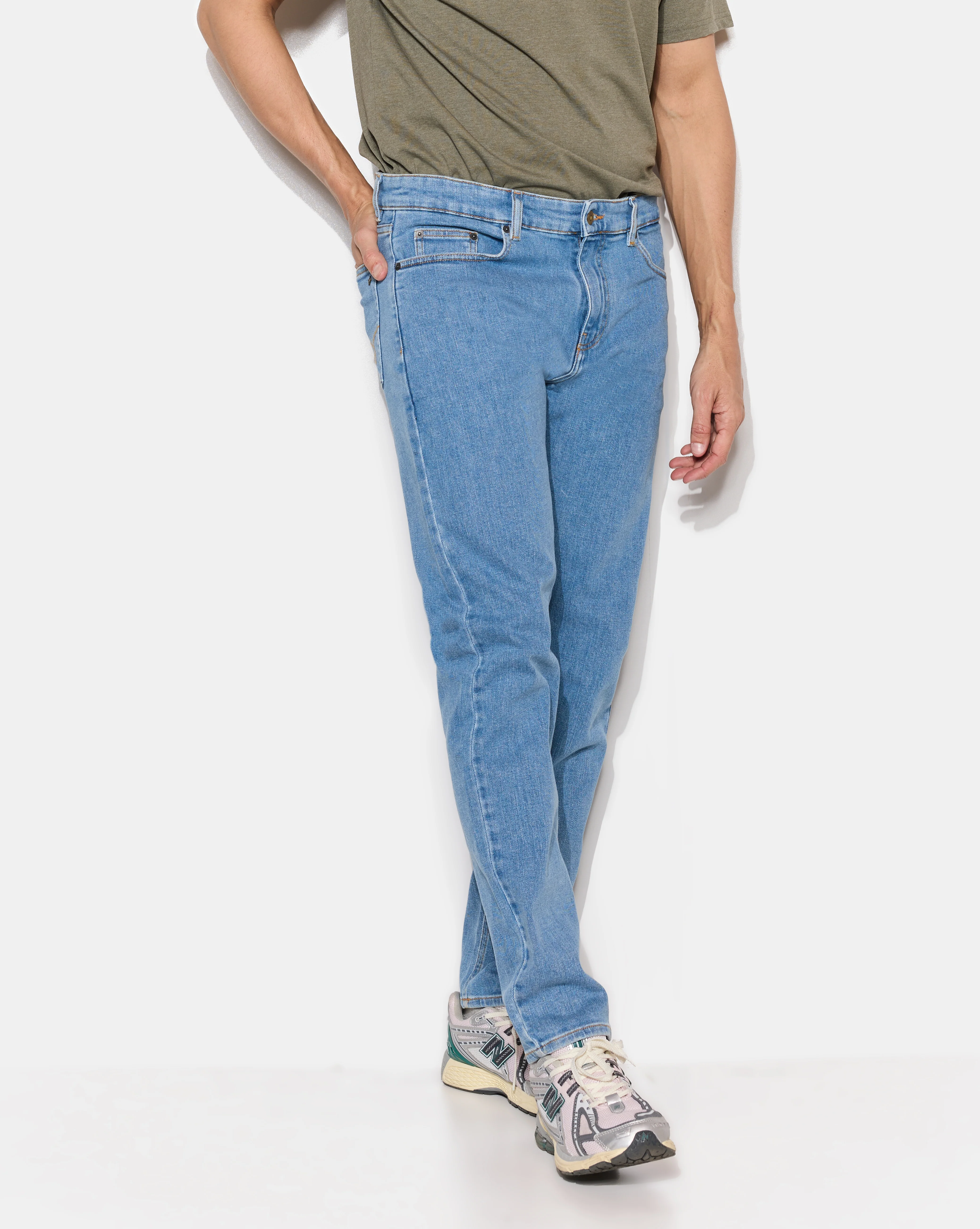 DENIM TAPERED BLEU CIEL - Image 3