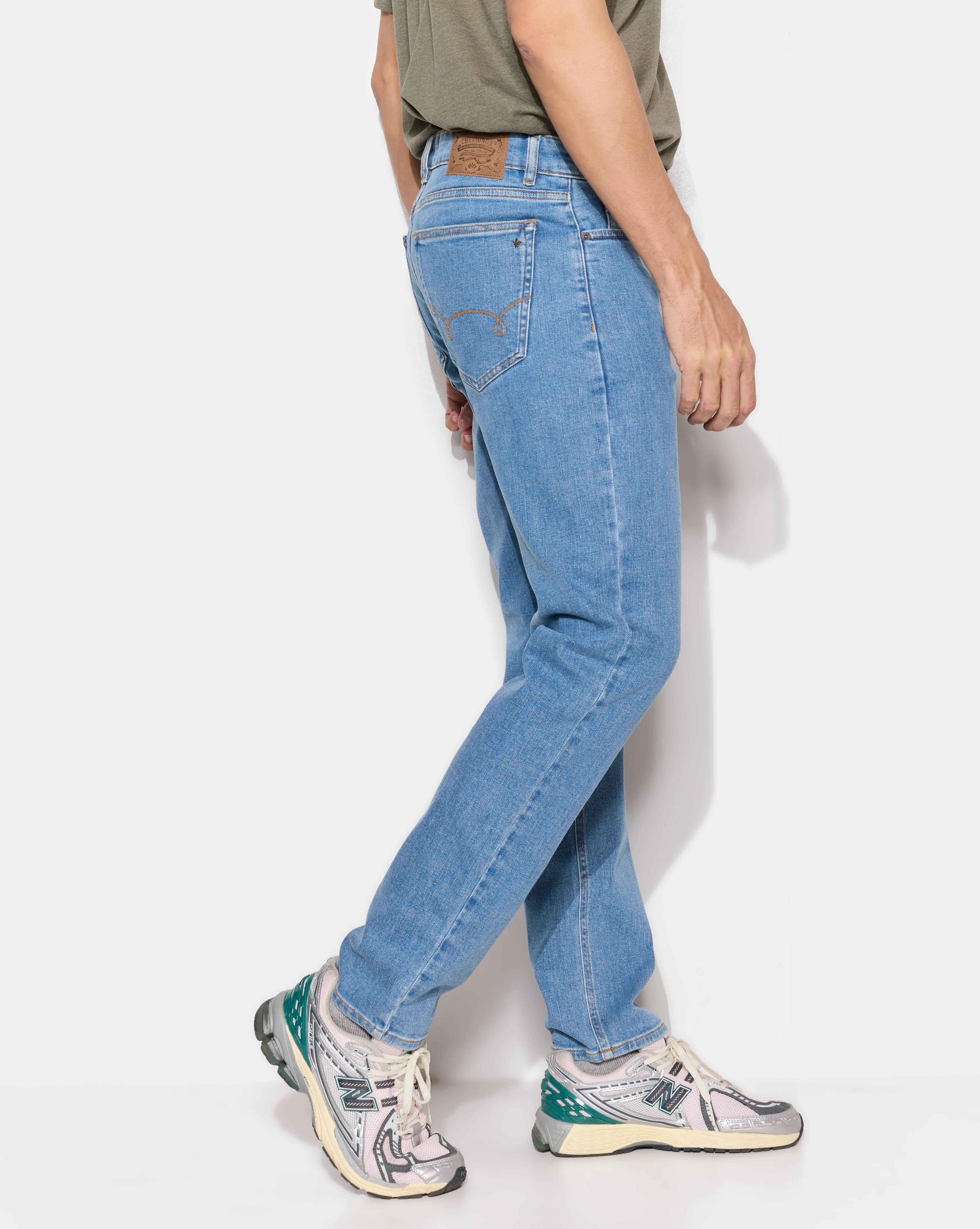 DENIM TAPERED BLEU CIEL - Image 6