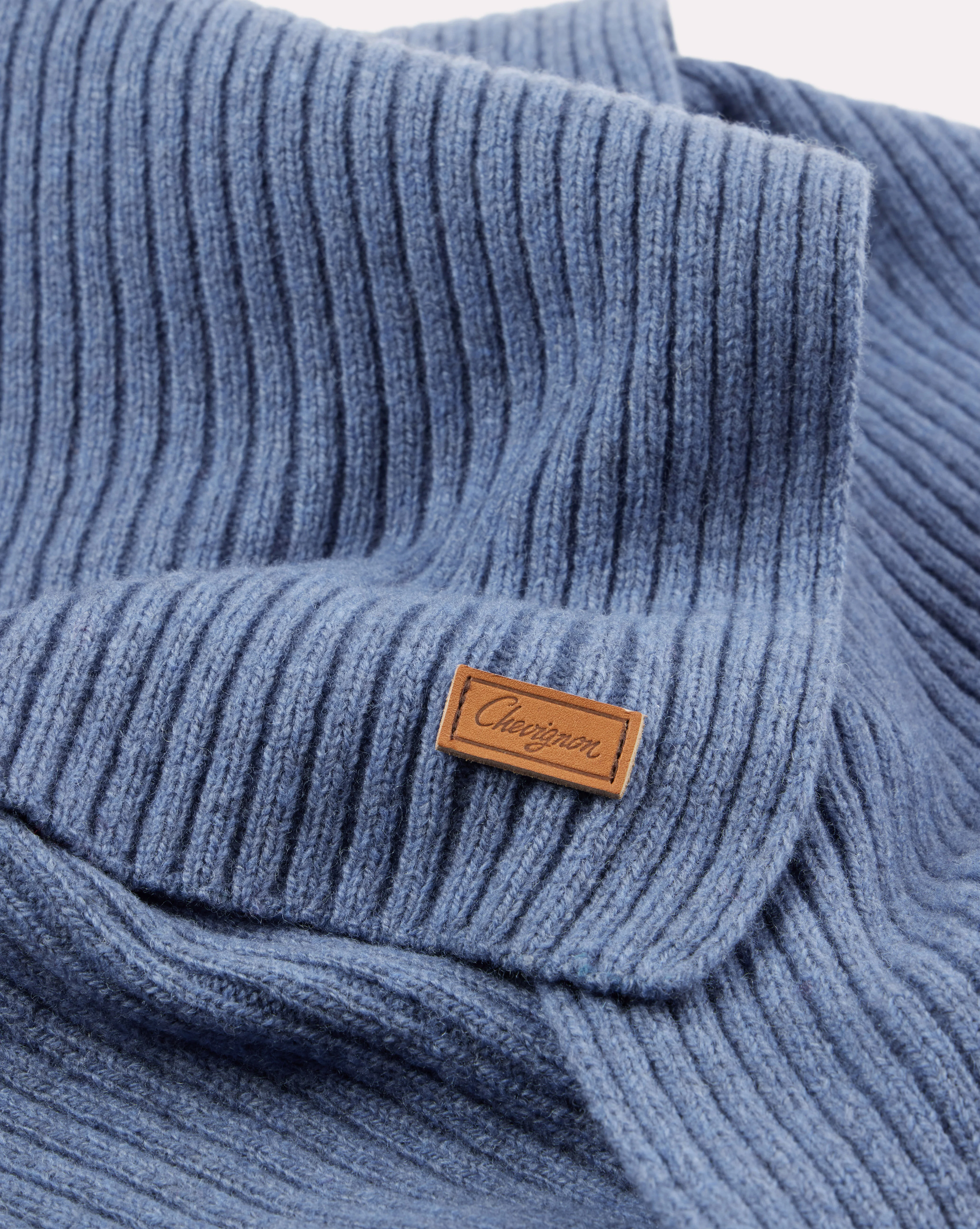 ECHARPE FRENCH SCARF BLEU - Image 4