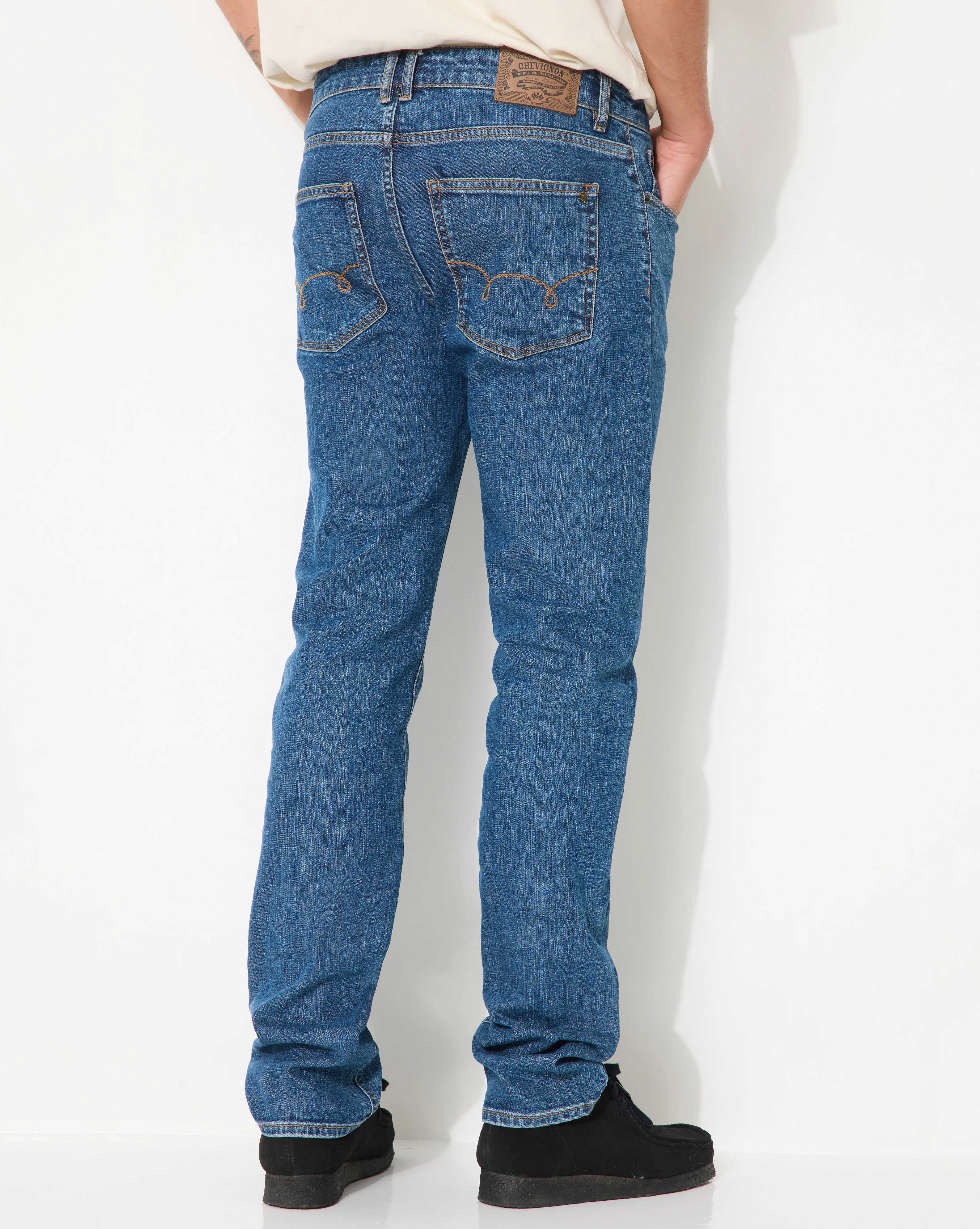 JEAN DENIM STRAIGHT BLEU - Image 3