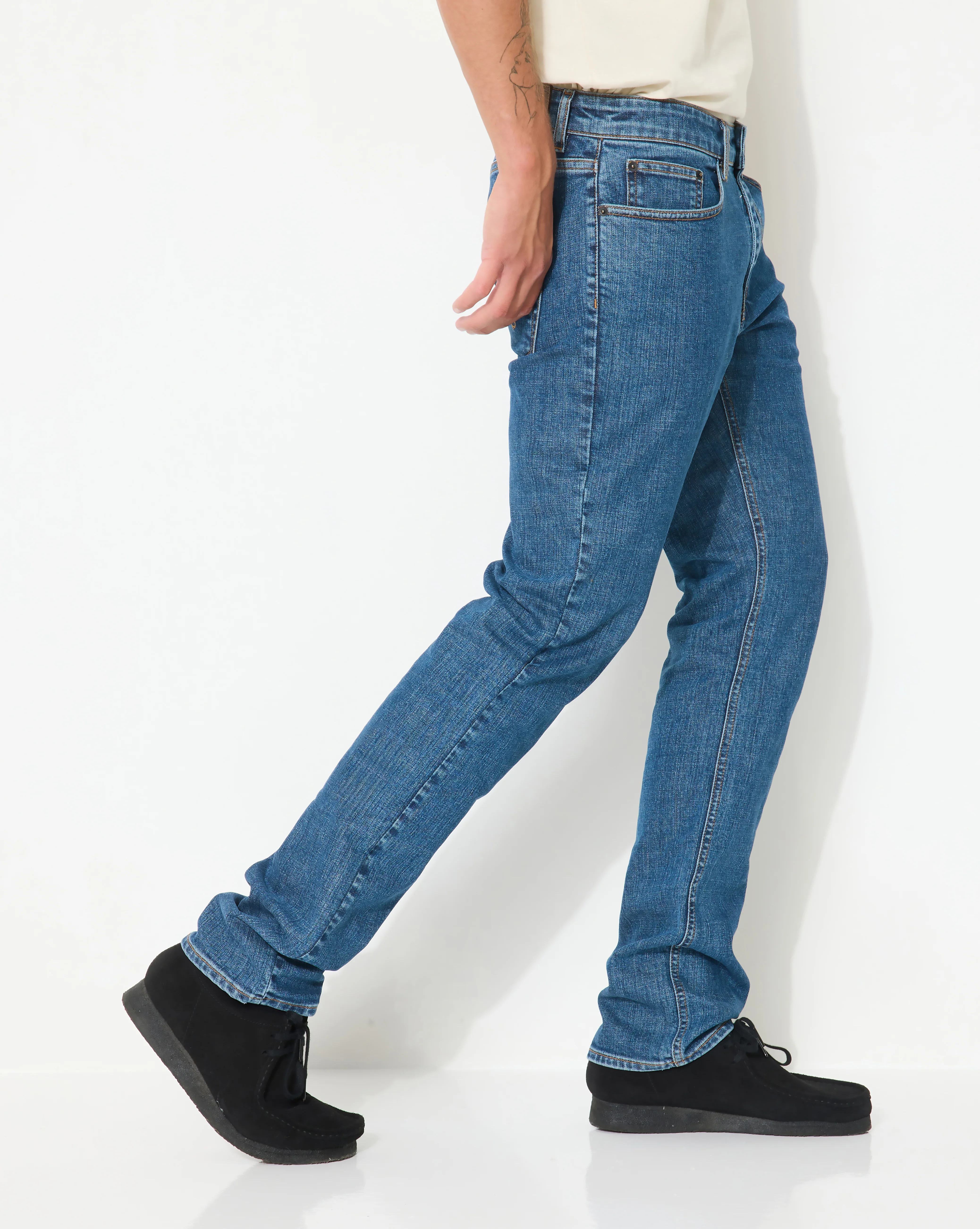 JEAN DENIM STRAIGHT BLEU - Image 5