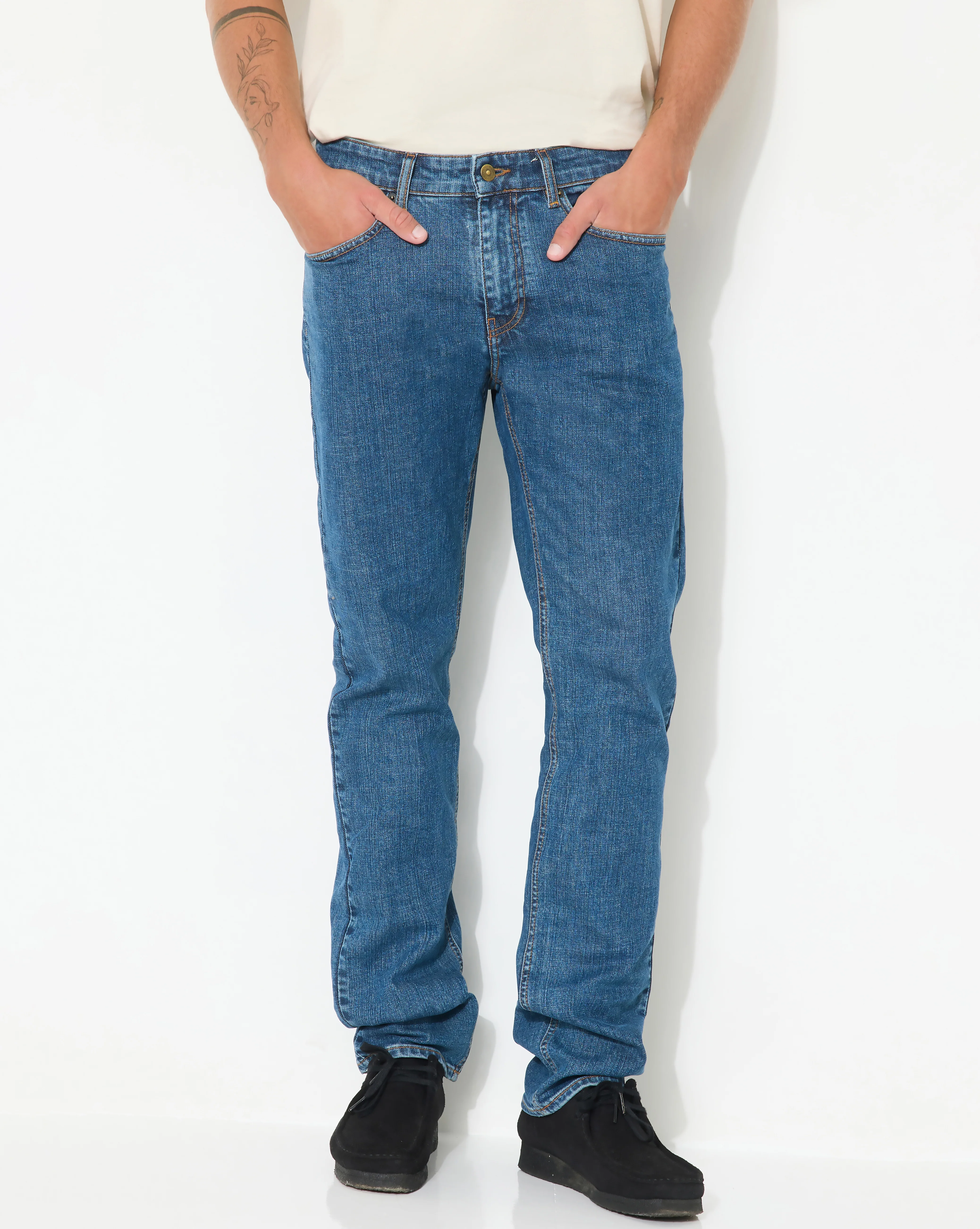 JEAN DENIM STRAIGHT BLEU - Image 7