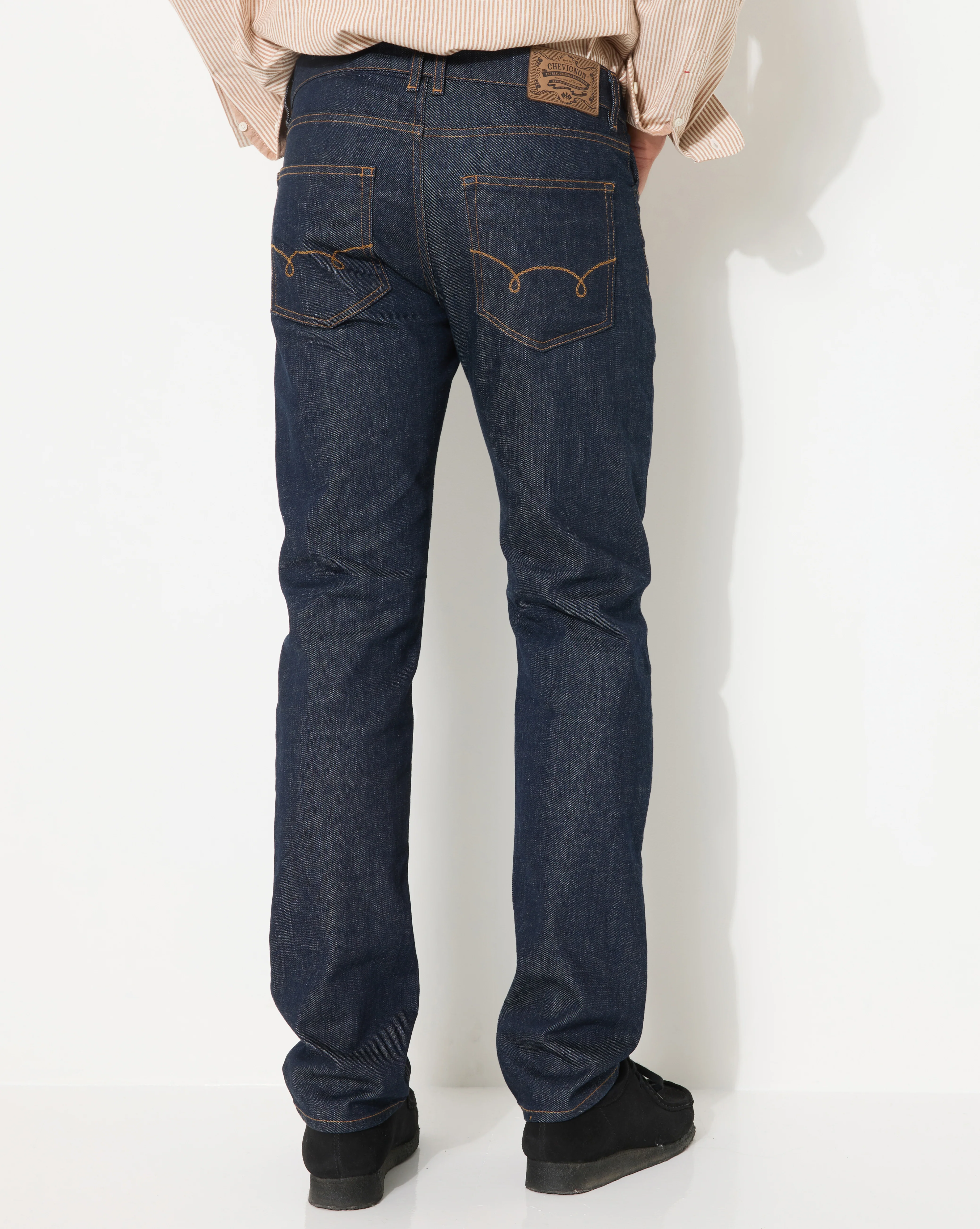 JEAN DENIM STRAIGHT BLEU MARINE - Image 3