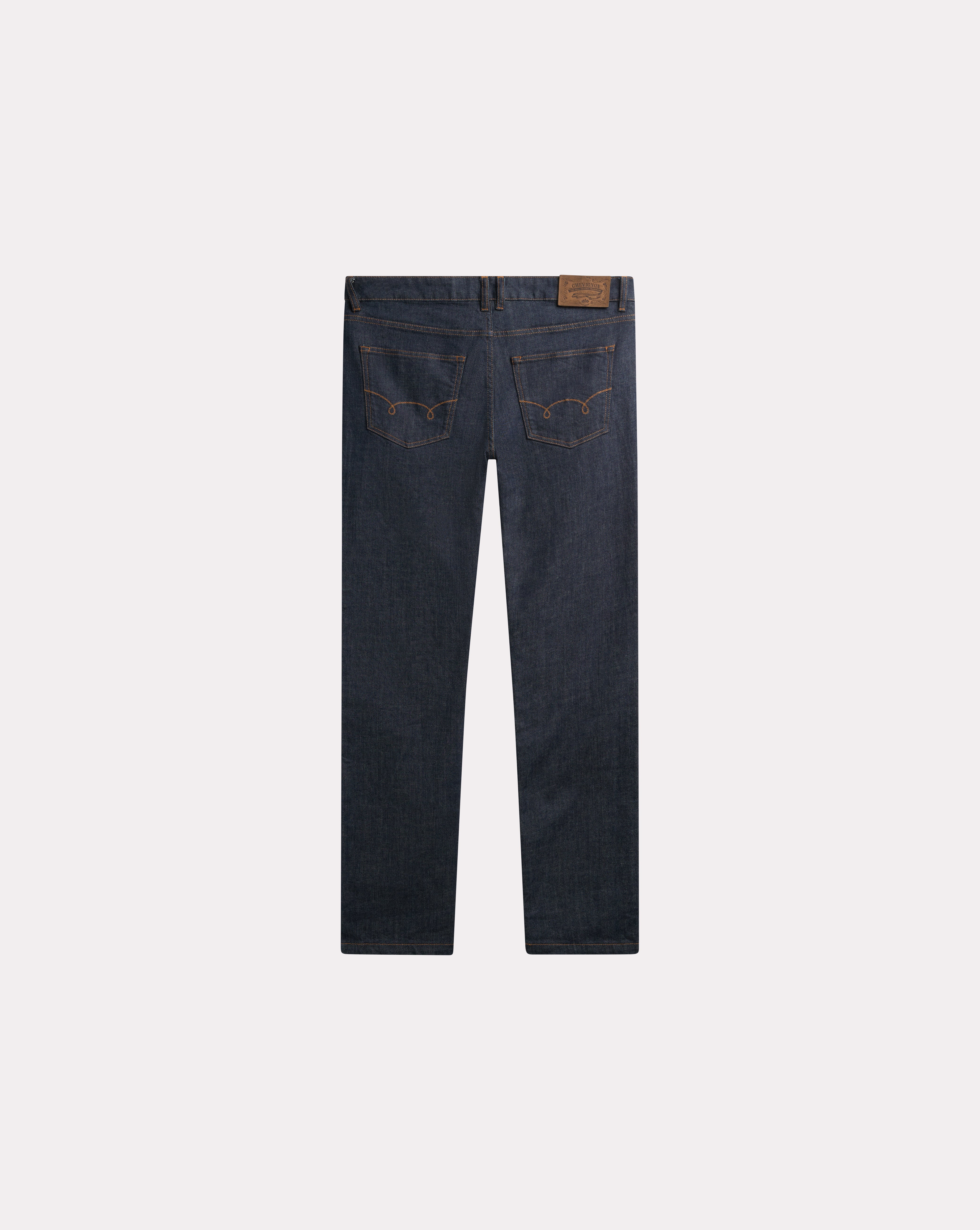 JEAN DENIM STRAIGHT BLEU MARINE - Image 4