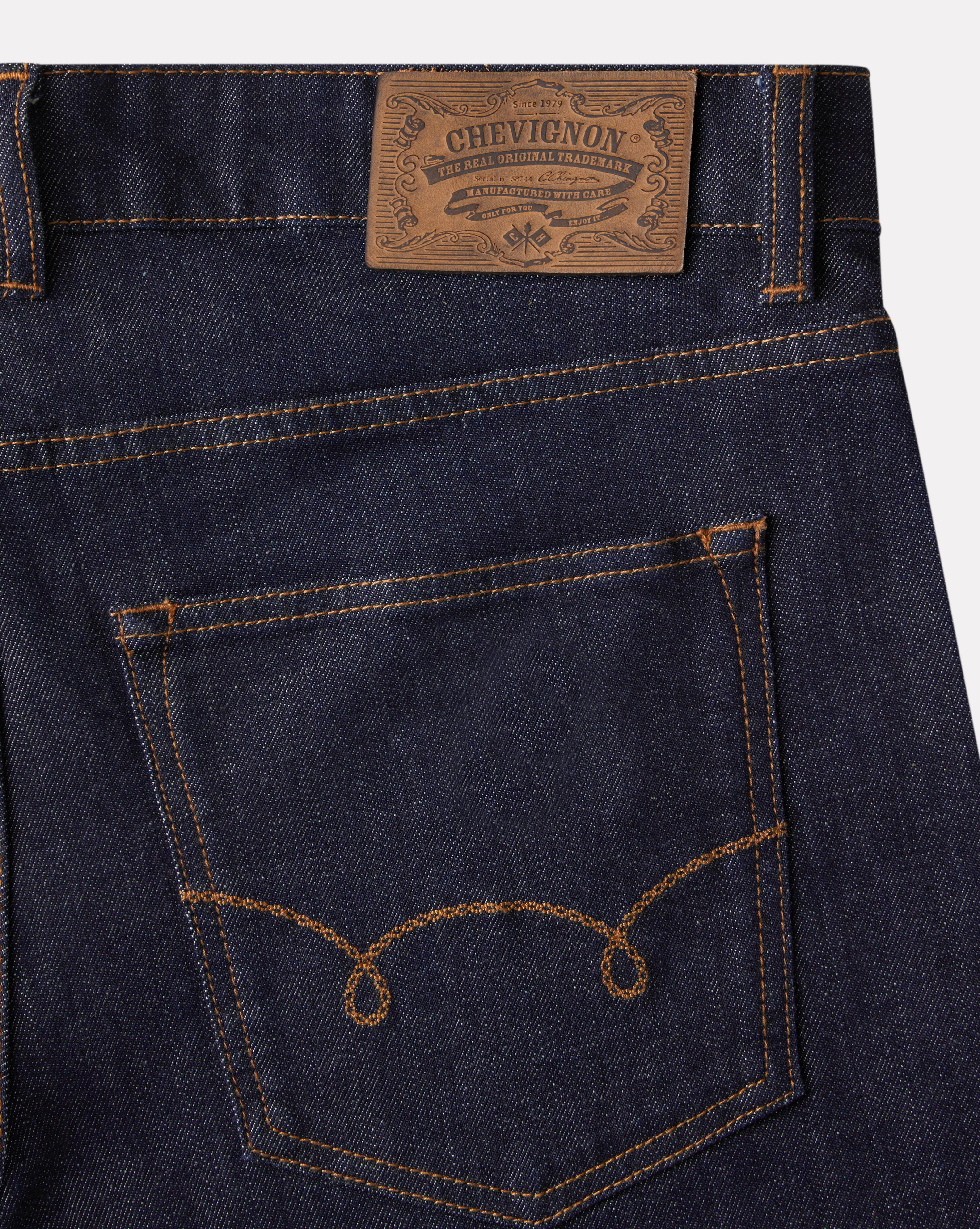 JEAN DENIM STRAIGHT BLEU MARINE - Image 6