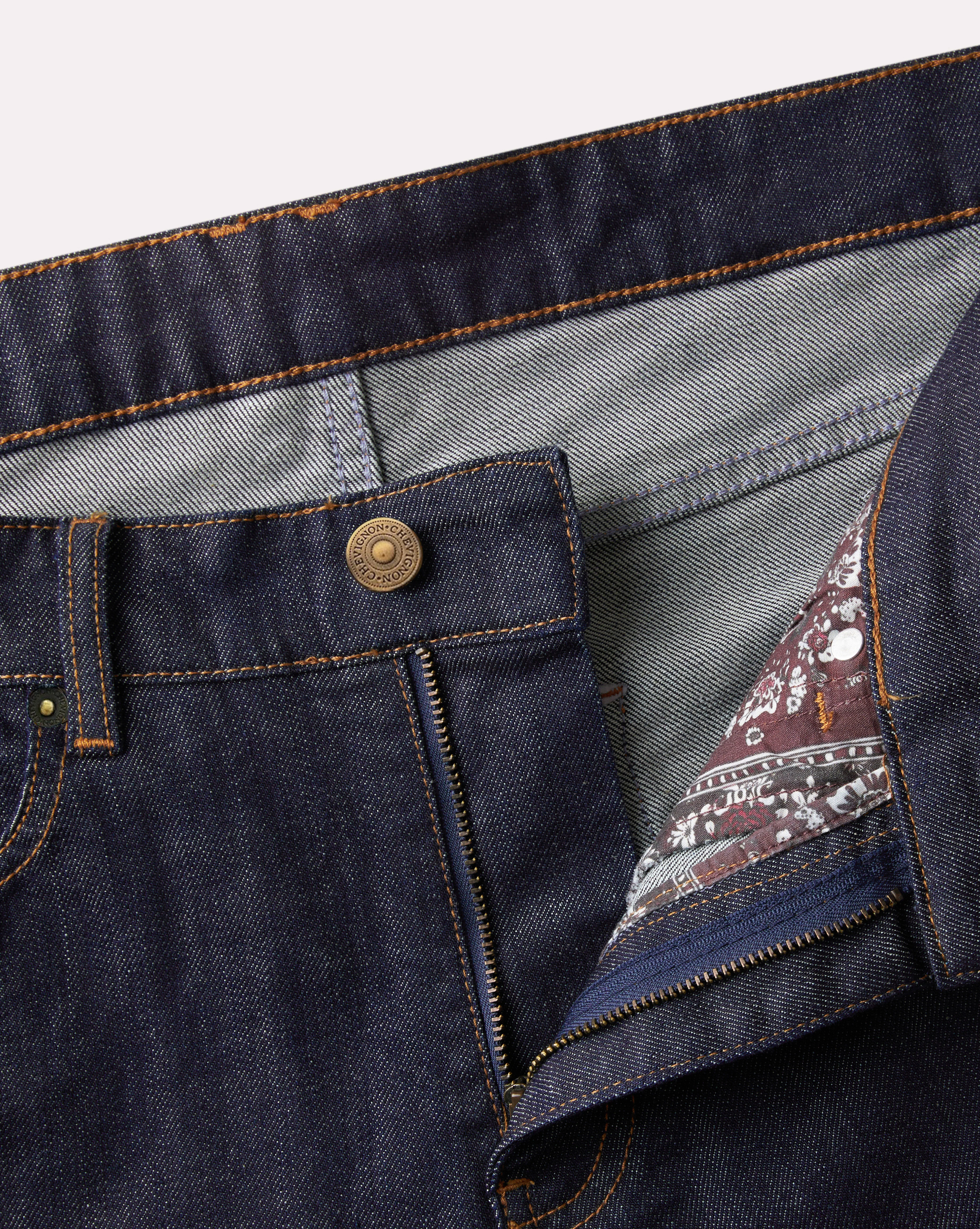 JEAN DENIM STRAIGHT BLEU MARINE - Image 8