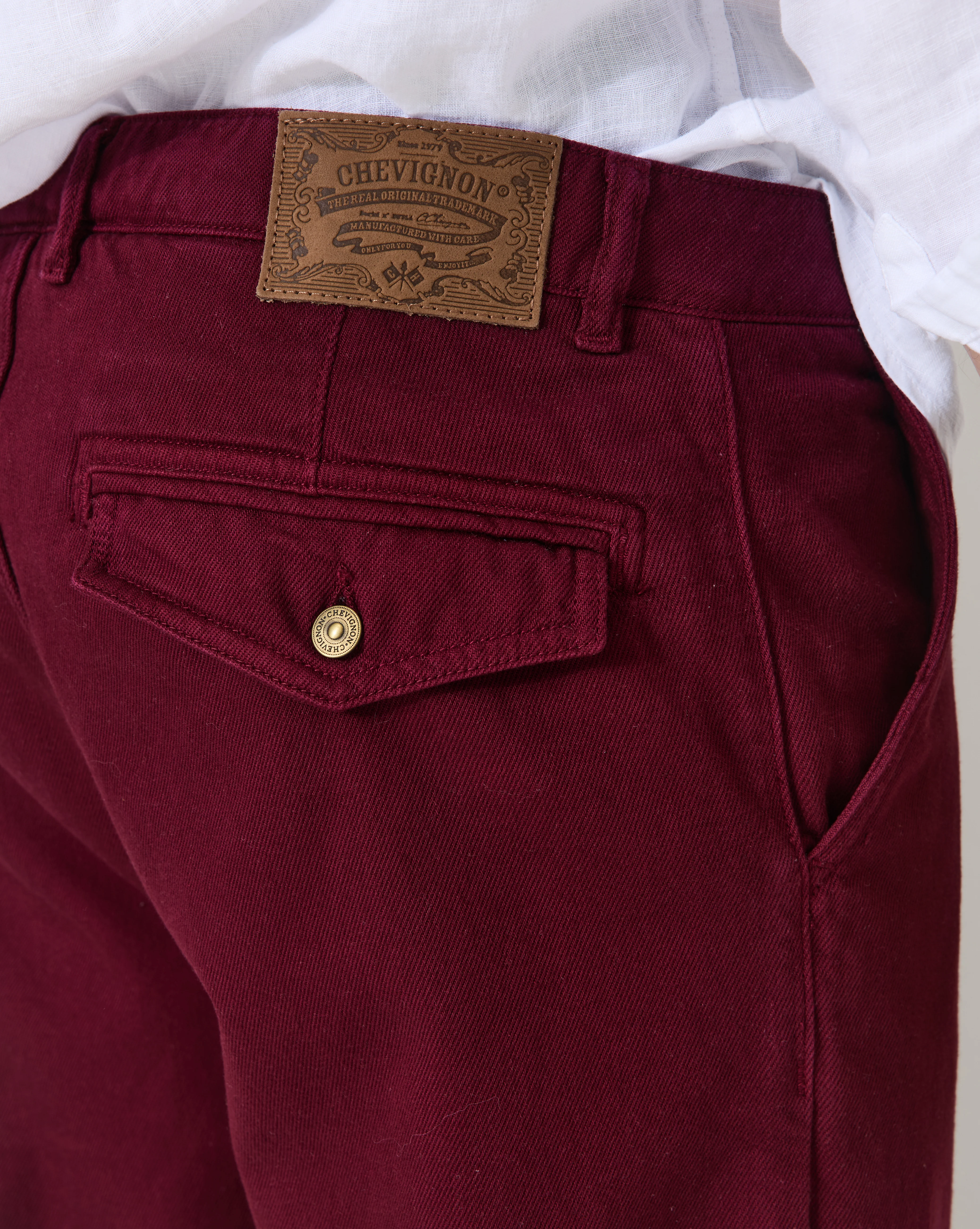 PANTALON DRAKE BURGUNDY - Image 5