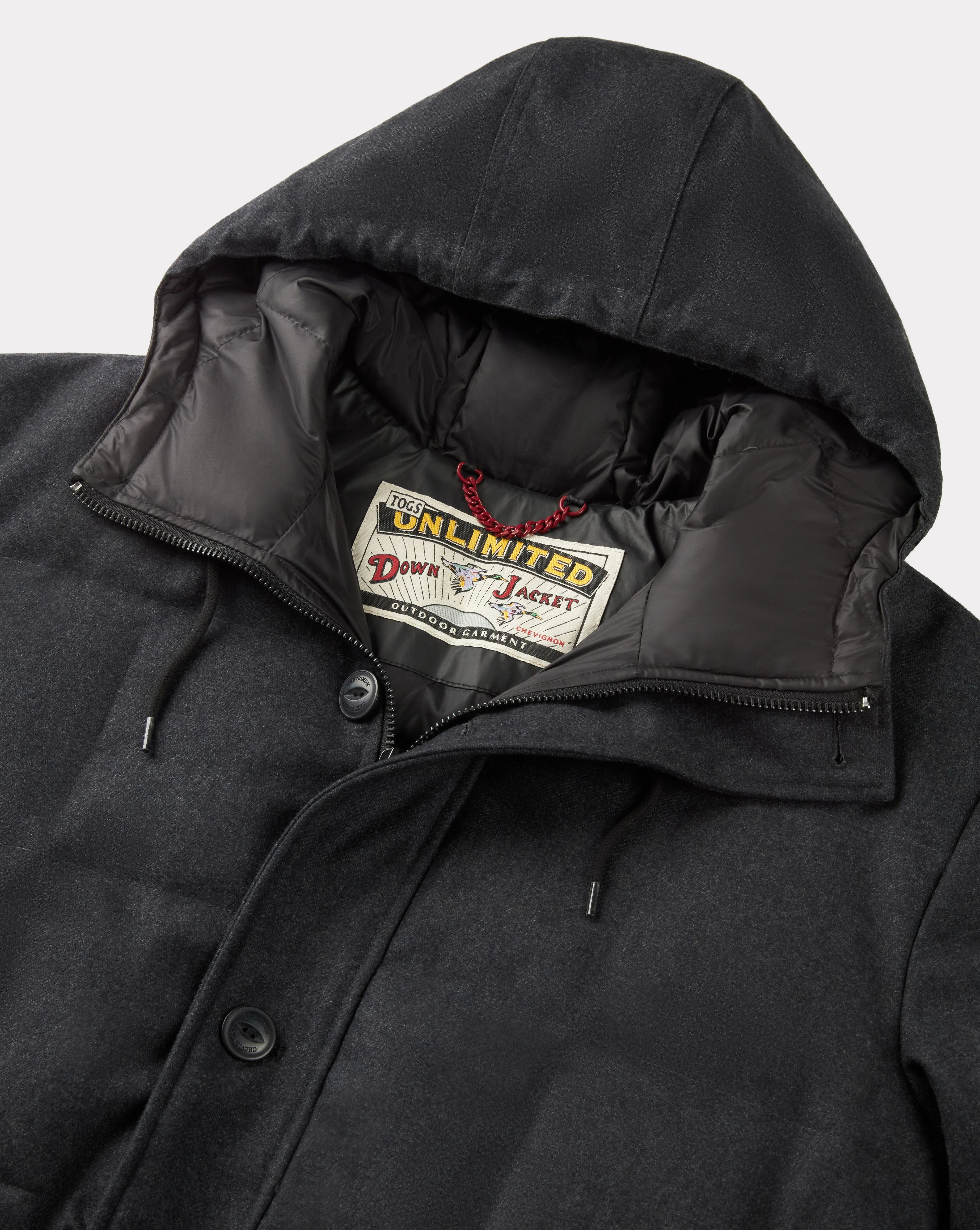 PARKA WINTER WOOL GRIS - Image 6