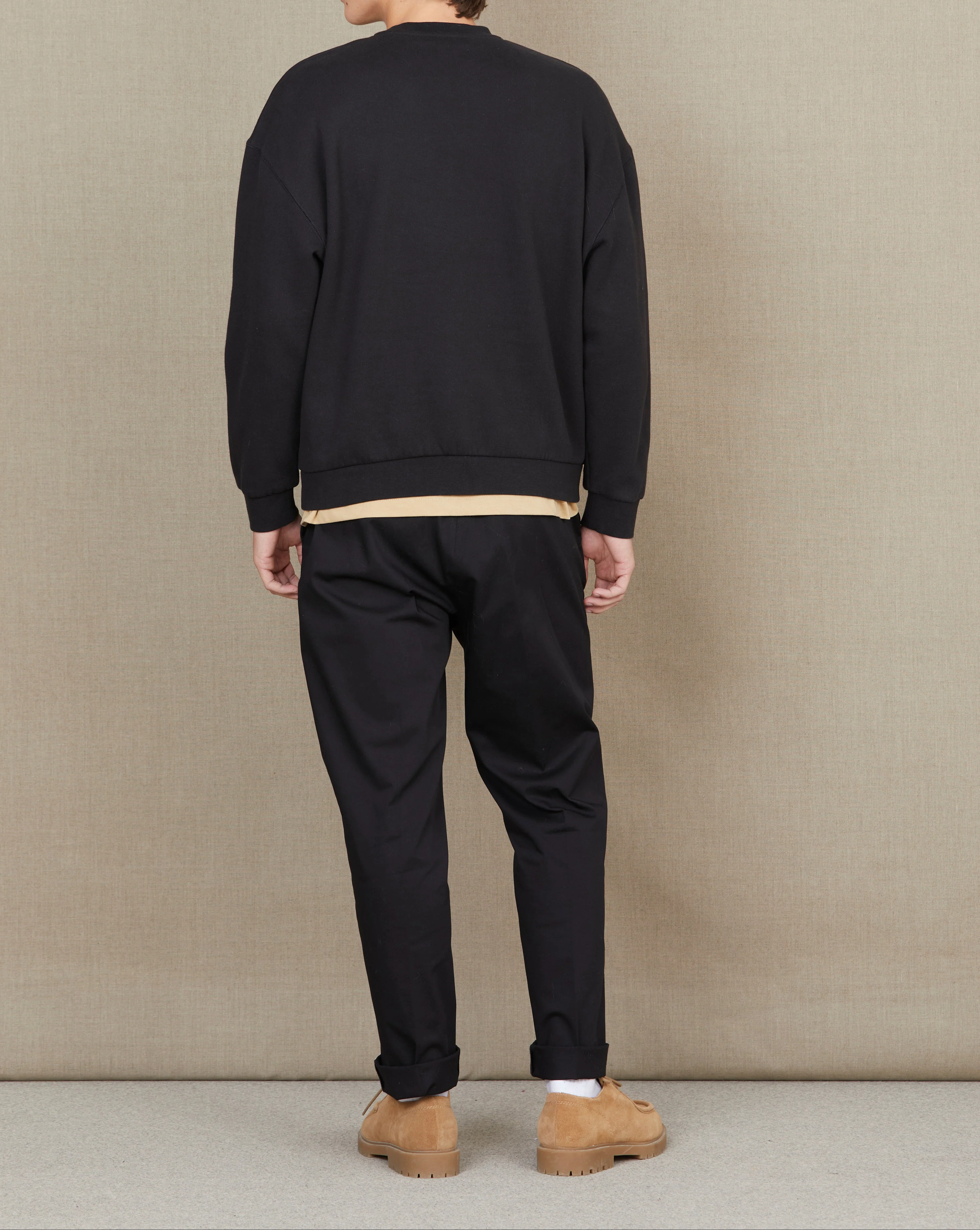 SWEATSHIRT BRODÉ CITY SWEAT NOIR - Image 3