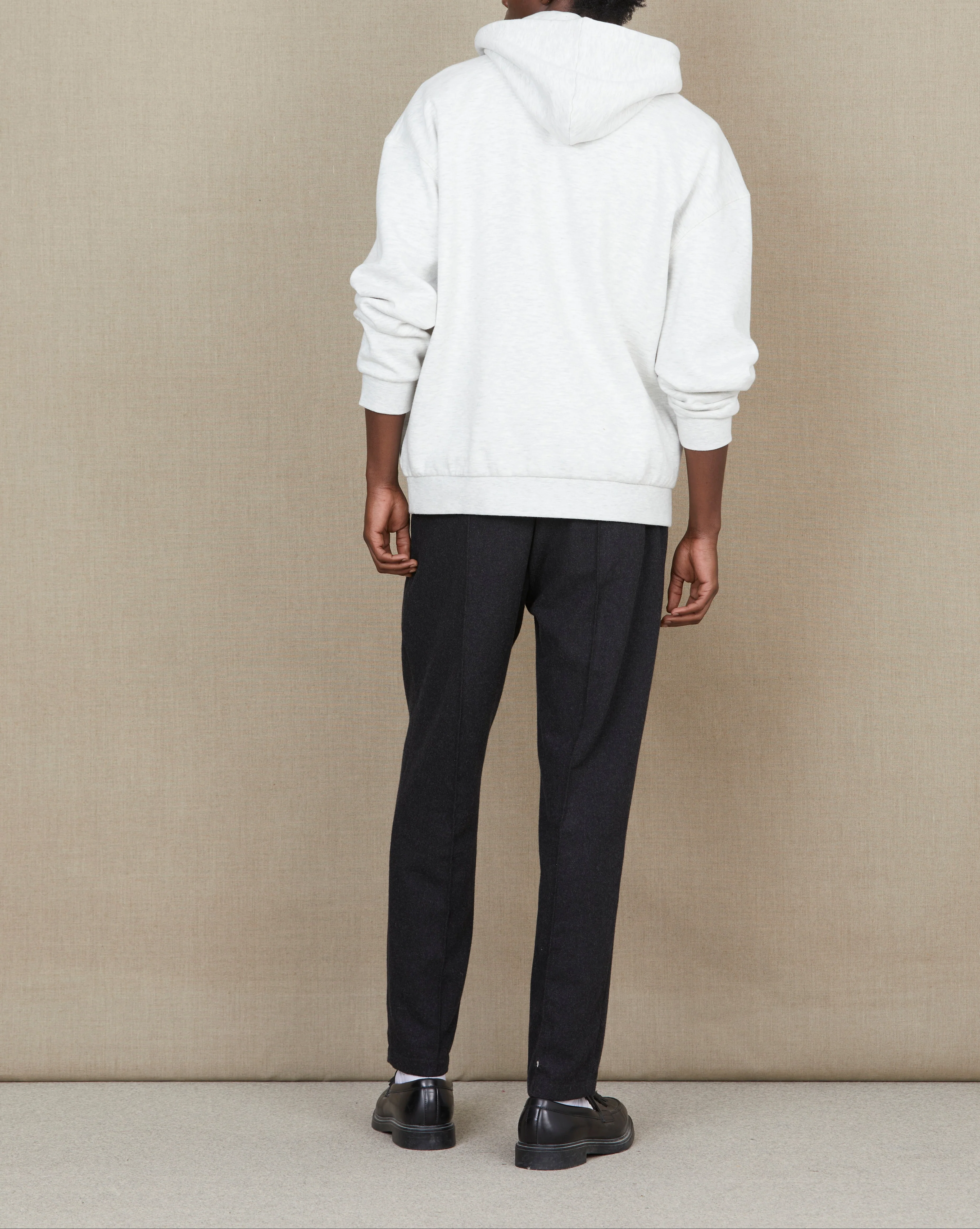 SWEATSHIRT CITY HOOD OVERSIZE GRIS - Image 3