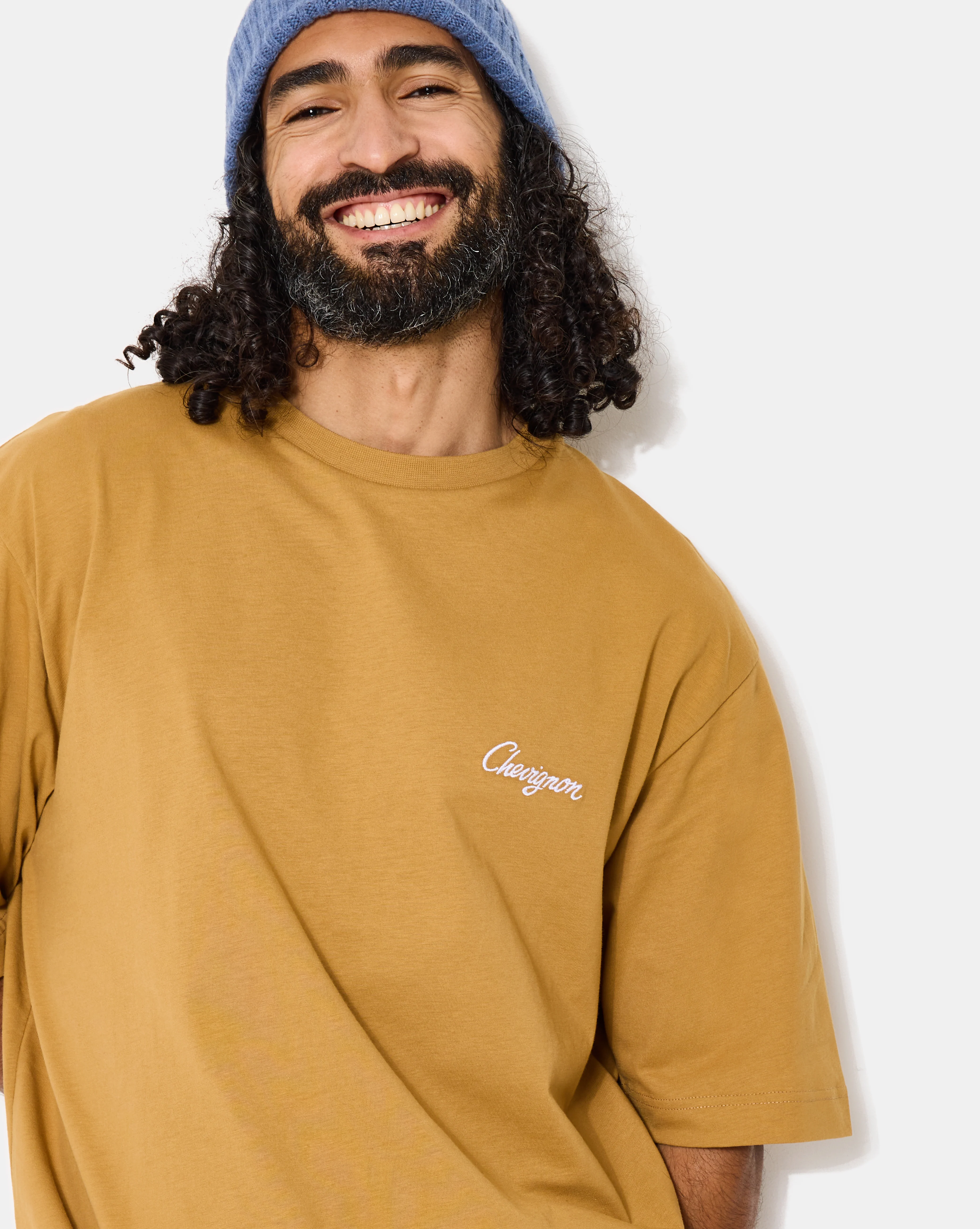 T-SHIRT CITY TEE OVERSIZE MARRON - Image 5