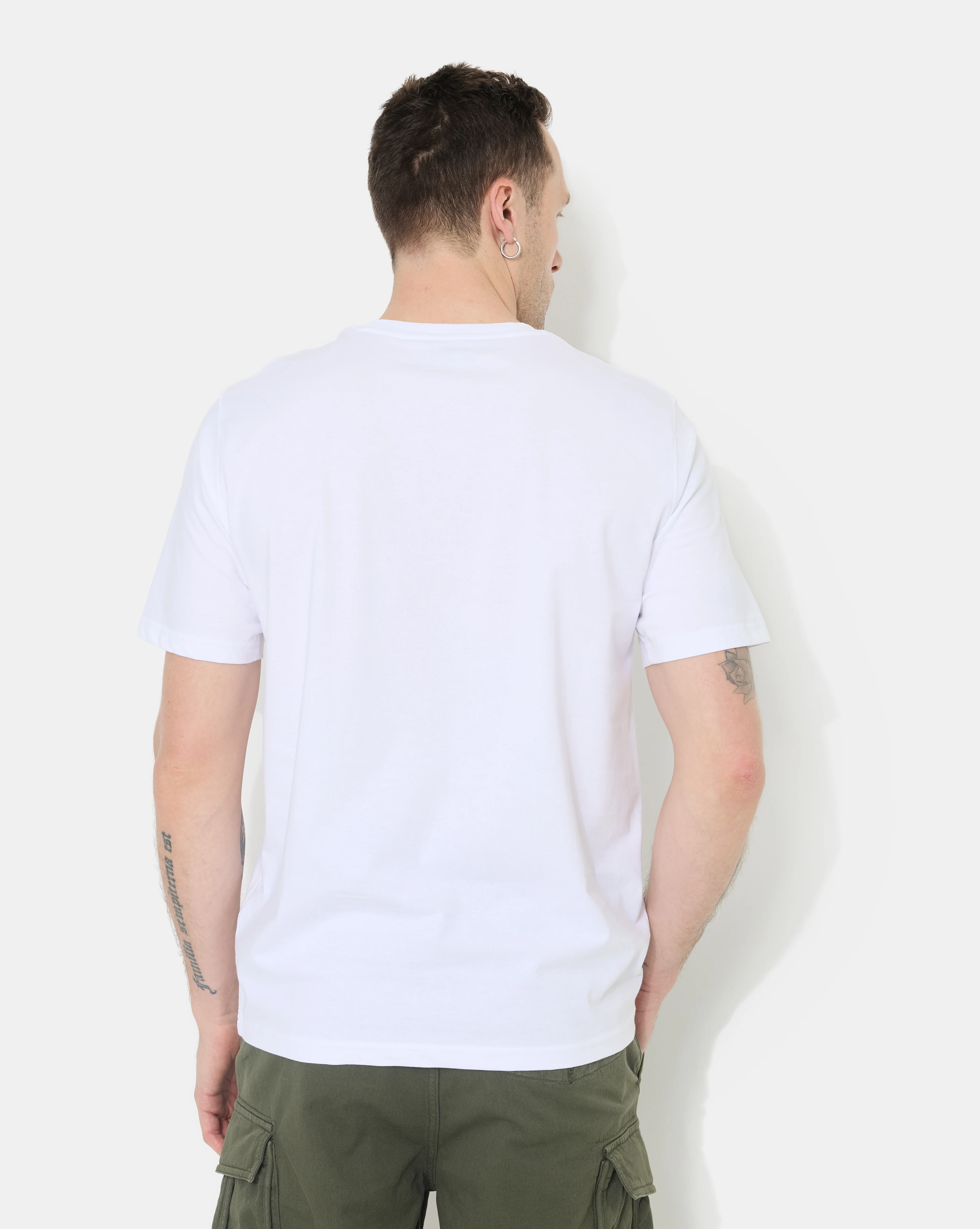 T-SHIRT TEE CUSTOM BLANC - Image 3