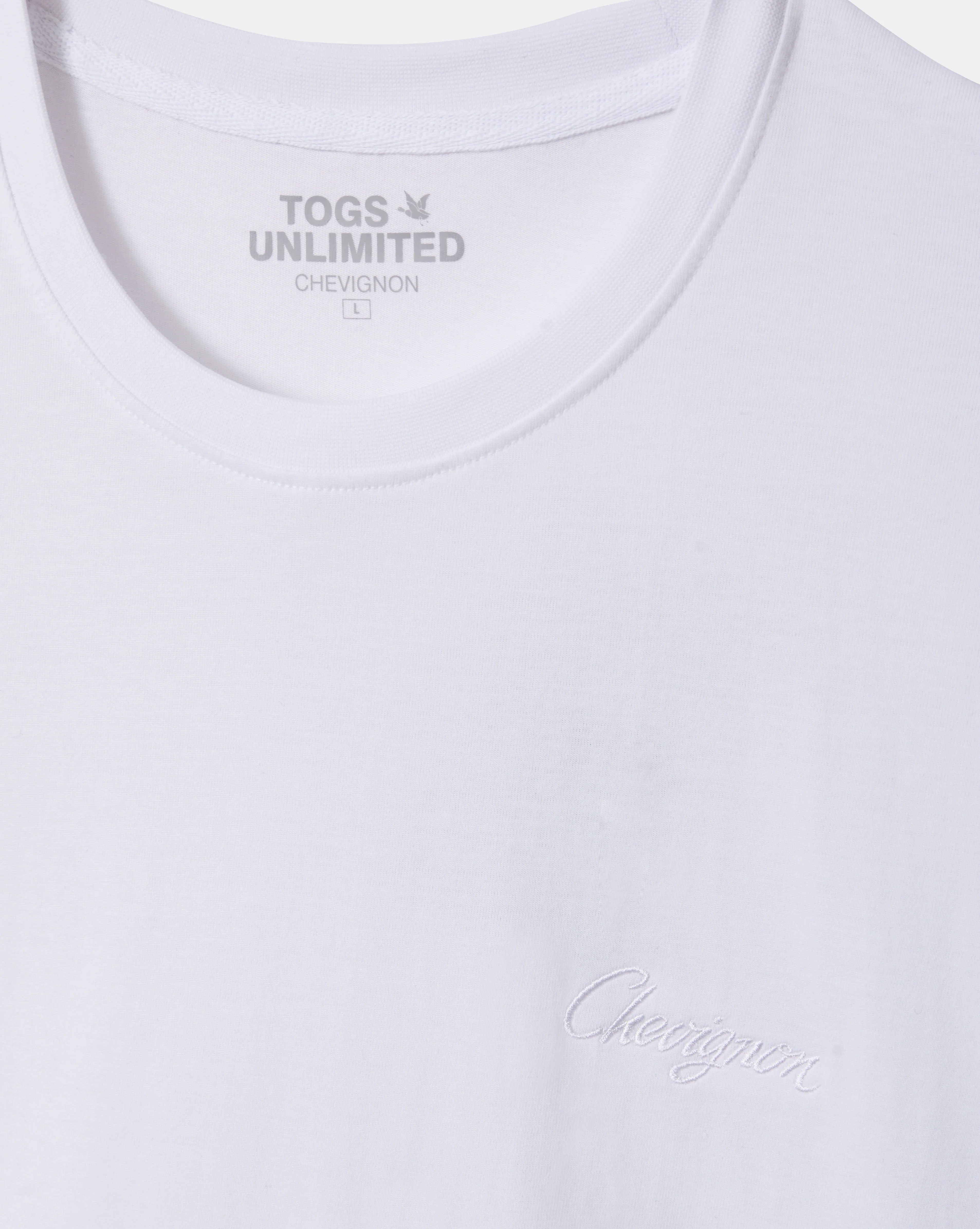 T-SHIRT TEE CUSTOM BLANC - Image 4