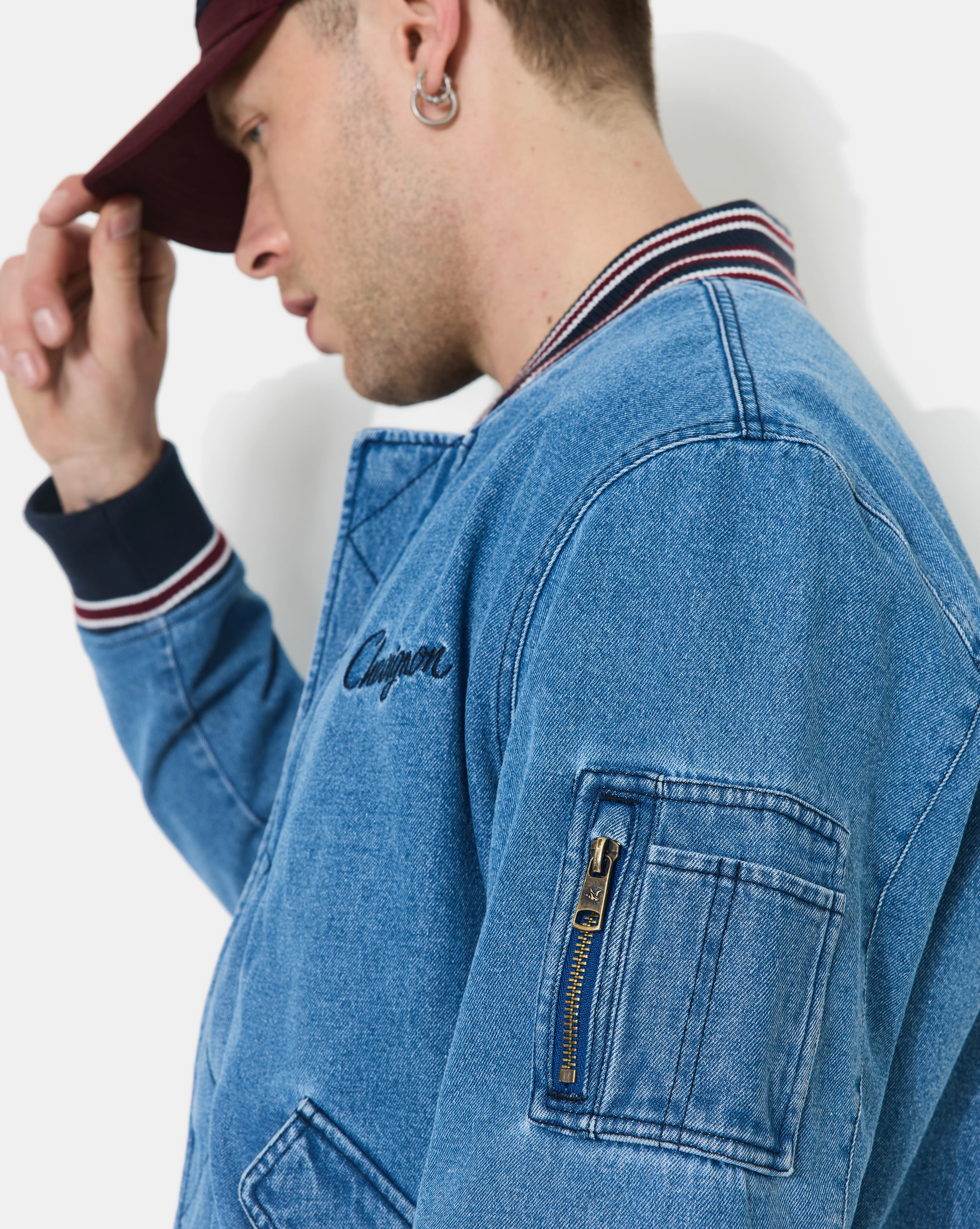 VESTE DRIFT DENIM BLEU DENIM - Image 7