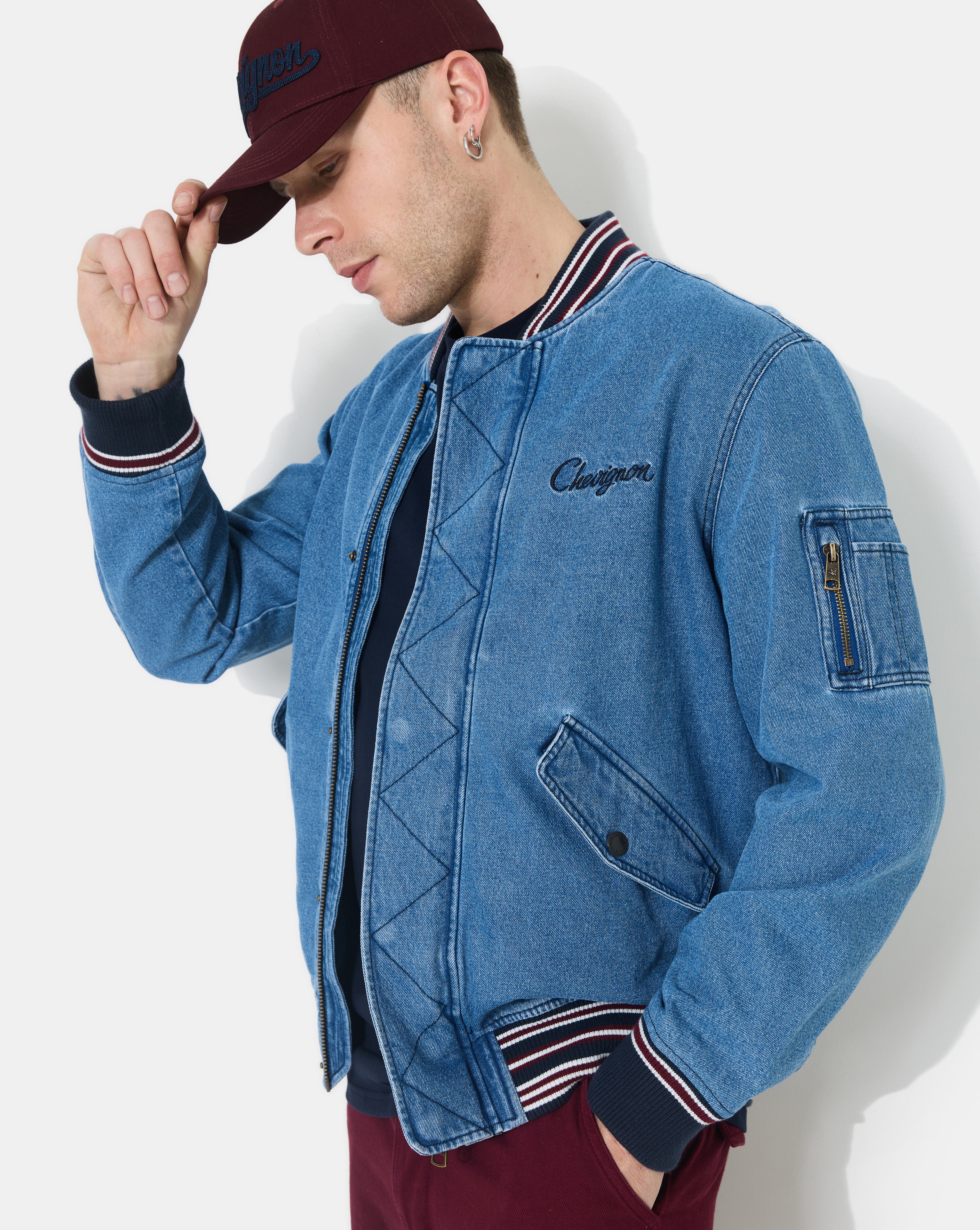 VESTE DRIFT DENIM BLEU DENIM - Image 9